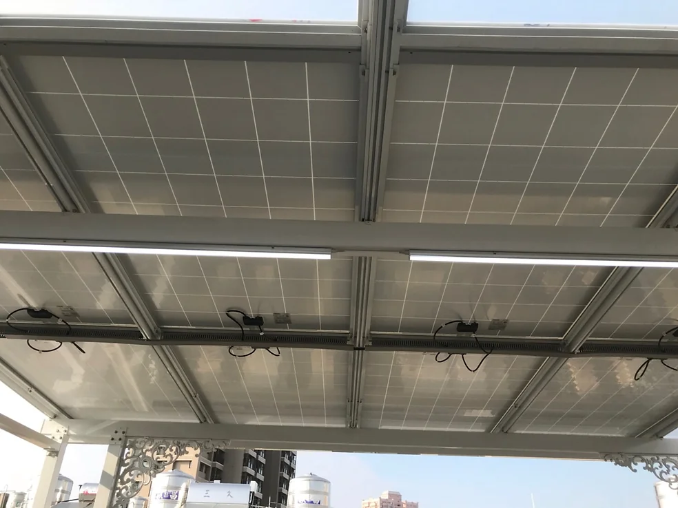 太陽能採光罩 (完工照)