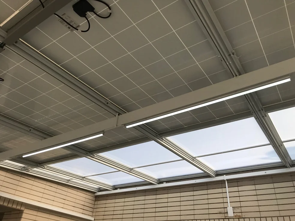 太陽能採光罩 (完工照)