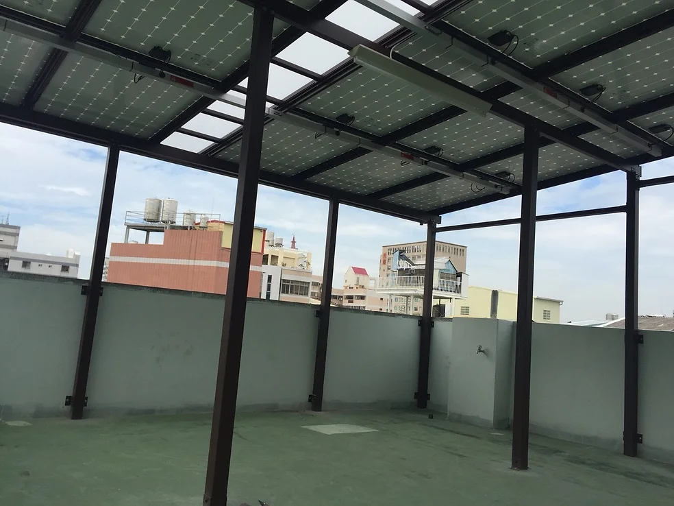 太陽能採光罩 (完工照)